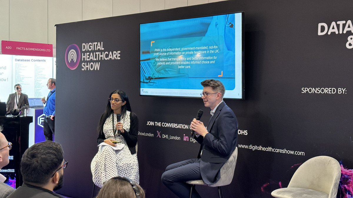 We’ve kicked off our last session at <a href="/DHS_London/">Digital Healthcare Show</a> on managing data quality issues. 📊

Together with our Analytics Manager, <a href="/Pooja_Rupalia/">Pooja Rupalia</a>-Seyani, and Clinical Advisor, Dr <a href="/retrocoldplay/">Dr Chris Smith-Brown</a>, they echo that ‘Many hands [do indeed] make more work’ but offer some solutions on improving