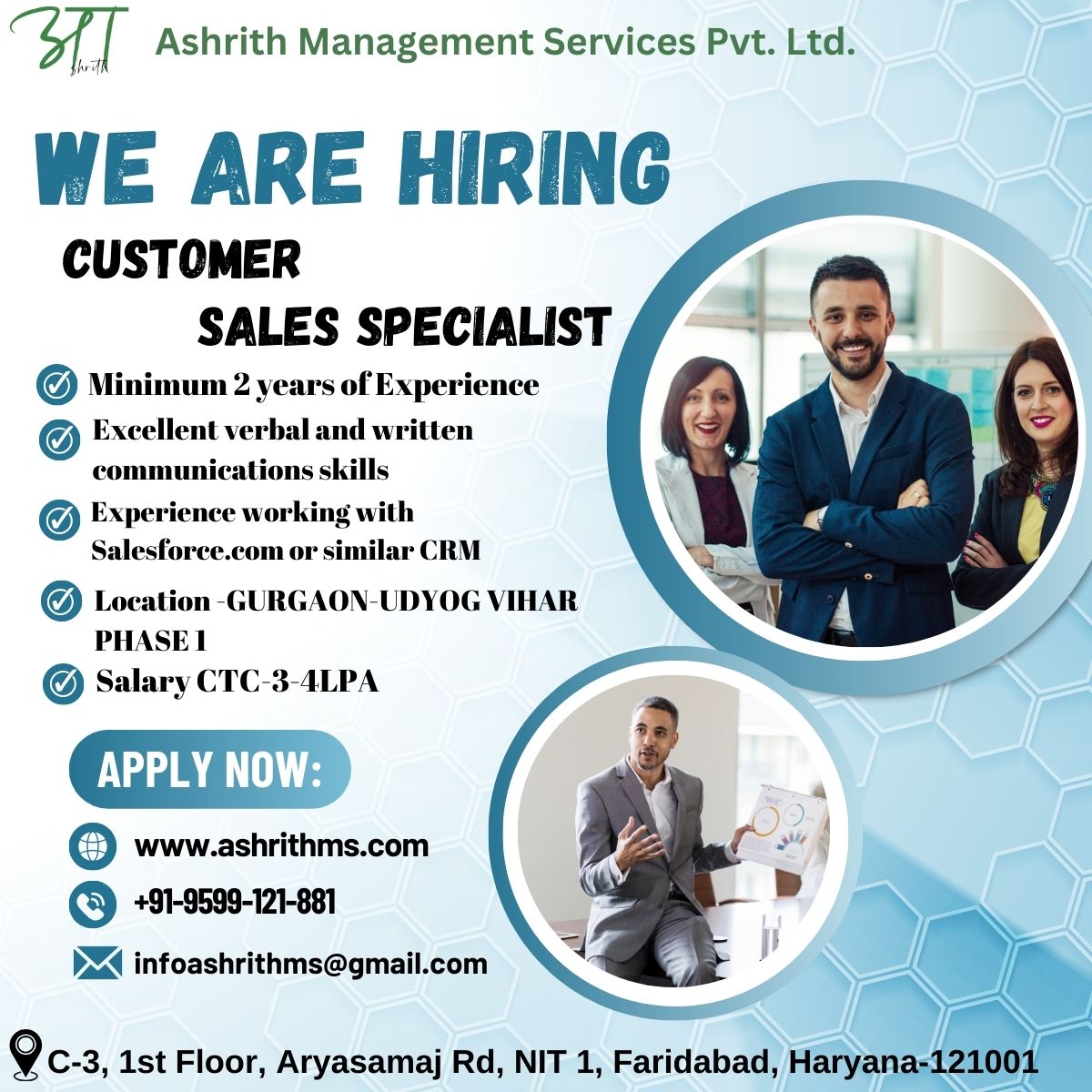 Explore exciting opportunities and shape the future of sales in Gurgaon.

#InsideSales #GurgaonJobs #HiringNow #InsideSalesJobs #GurgaonHiring #SalesCareer #GurgaonOpportunities #JobSearch #CareerGrowth #SalesJobs #GurgaonCareers #HiringNow #JobOpening