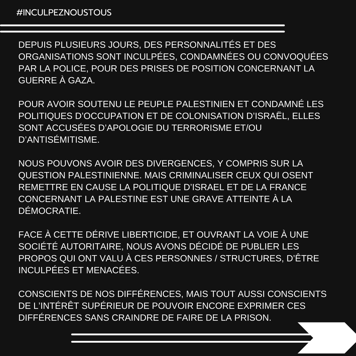 ucl37's tweet photo. Face à la répression il faut une réponse unitaire, à Tours nous avons organisé des formations antirépression (toujours d'actualité), participé au lancemement de la #DefenseCollective 37 etc.
#InculpezNousTous : le débat politique ne se tranche pas en justice, #ClassementSansSuite https://t.co/UTx7ys7K73