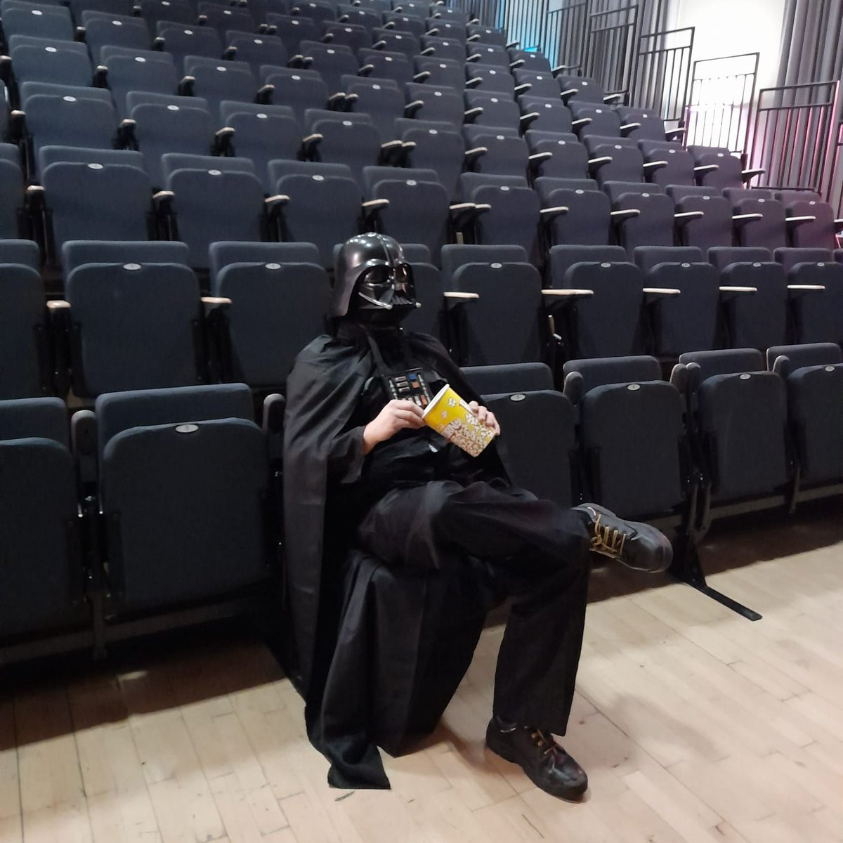 There's a disturbance in the Force as Darth Vader has taken his seat ready for our screenings of Star Wars Episode I: The Phantom Menace (U)! Fancy dress encouraged with cinema snack & drink deals available too!👇 📅 Sat 4 May, 1pm & Wed 8 May, 7pm 🎟️ bishopaucklandtownhall.org.uk/star-wars
