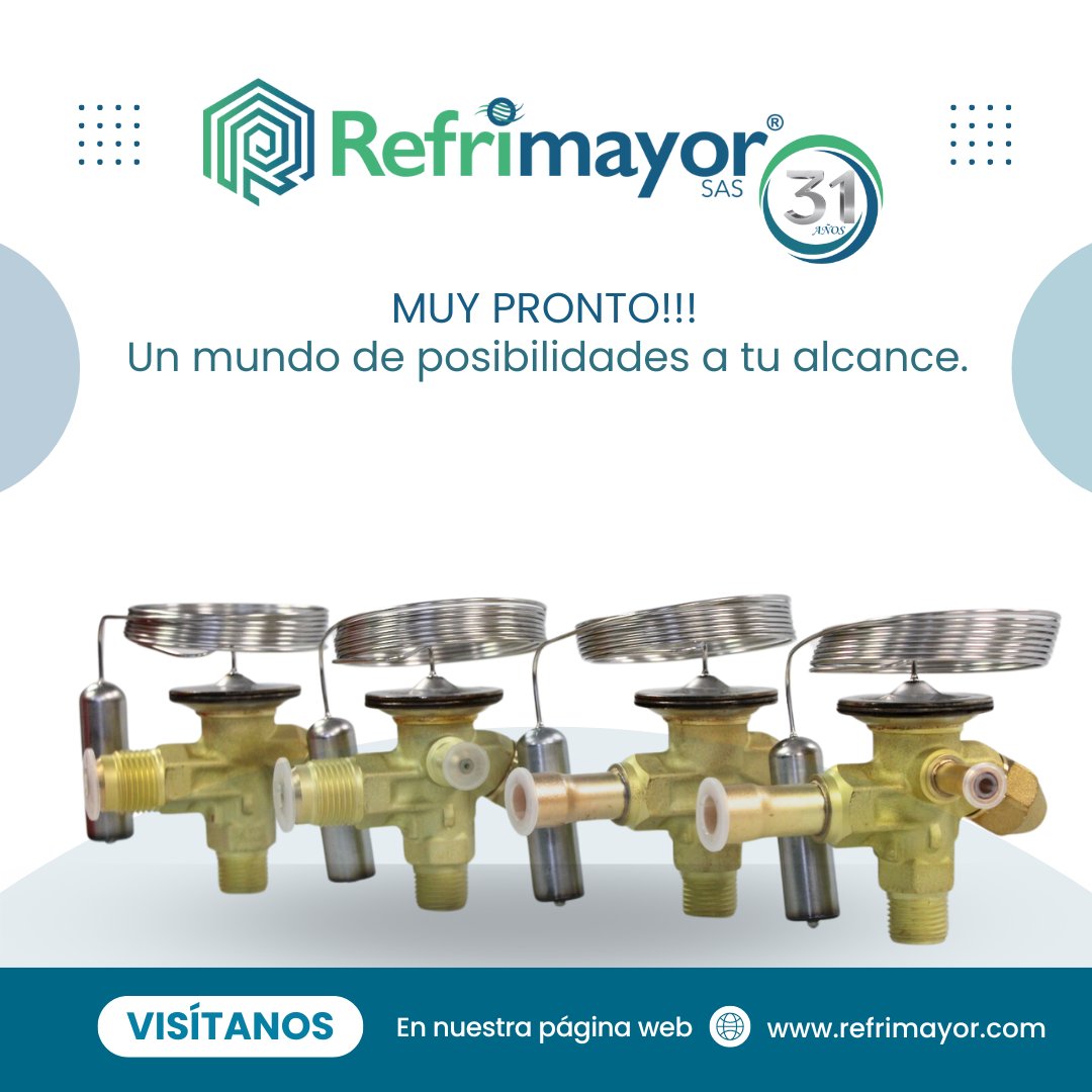 Con nosotros siempre ganas, quieres sorpresas, no te pierdas nuestras redes sociales y página web.

#Refrimayor #Danfoss #plo1 #accesoriosdanfoss #valvulas #valvulasdeexpansión #valvulasolenoide #tobera #Orificio #KP15 #bobinas #bobinasdanfoss  #presostato #presostatodeaceite