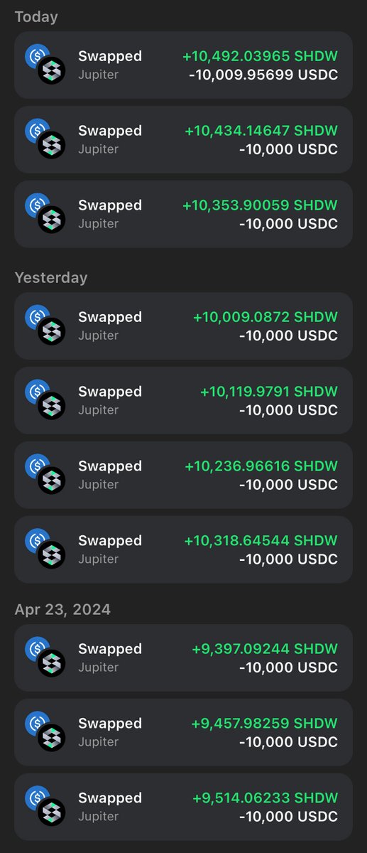 I know I'm gonna underperform your favorite memecoin but at this part of the game, I gotta buy things I can hold