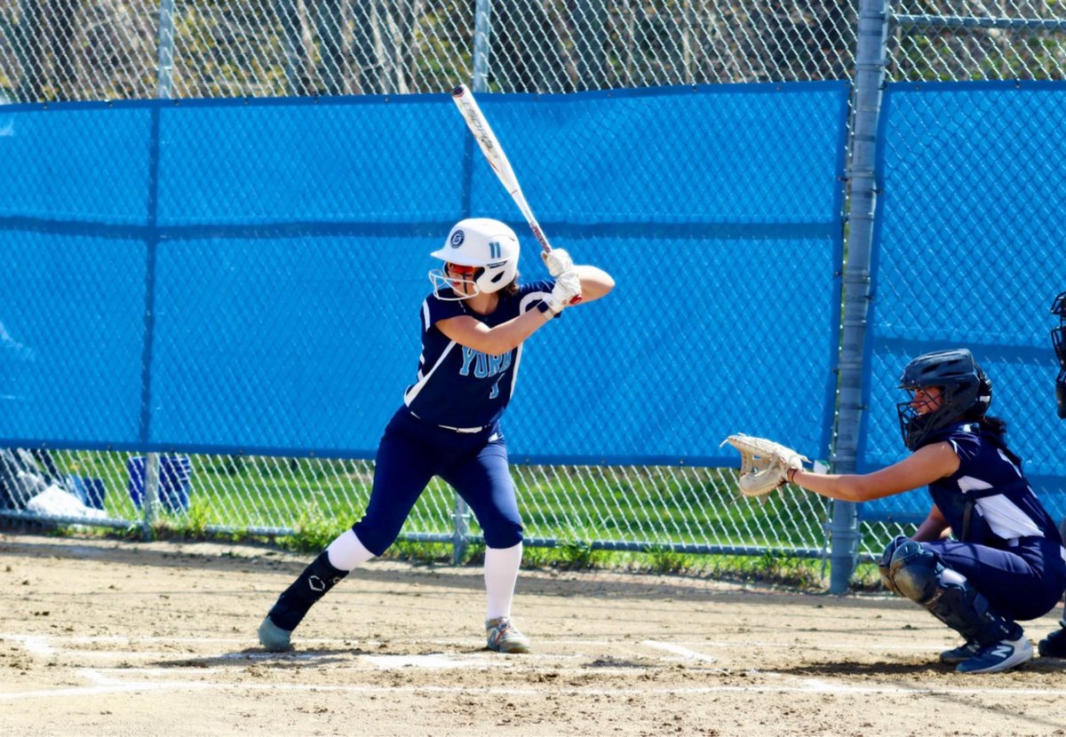 York(2-0) Fr. SS Sarah Orso banged out her 2nd Multiple hit game including 3 RBI as York defeated Poland 16-4. Wildcats banged out 21 hits from 11 players including 4 hits from Emily Estes & 3 each for Maddie Fitzgerald and McKayla Kortes Kortes picked up the win.@EasternMESports
