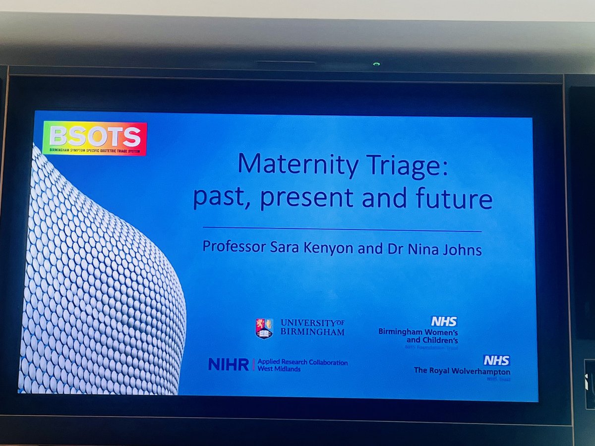 BMFMSNews's tweet photo. #maternitytriage #BSOTS model presentation by @johns16_nina and Sara Kenyon #BMFMS24 https://t.co/EohERzeNRg