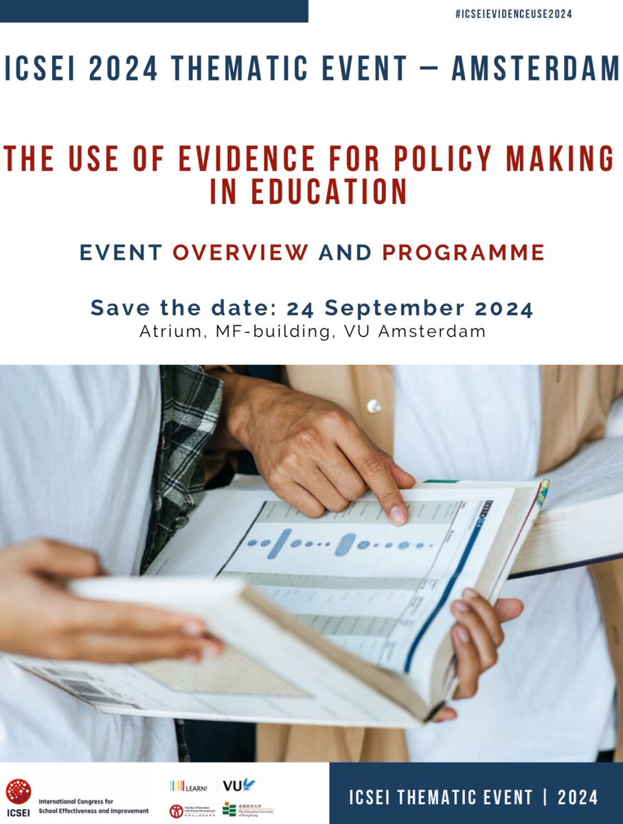 Interesting points ⬇️. We’ll be examining this at the @ICSEIglobal thematic event in September 2024 with colleagues from education ministries, universities, the OECD and more. ‘The Use of Evidence for Policy Making in Education’ icsei.net/icsei-2024-the… #ICSEIevidenceUse2024