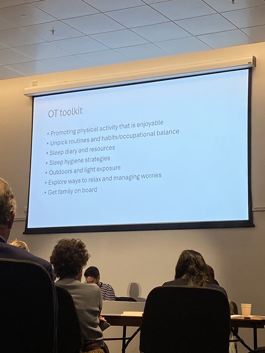 Fab session on adolescent sleep - a time of huge change and brain development. The battle for good sleep and avoiding negative spirals is real. Helpful top tips for the toolkit and interesting research links - thank you @PidgeonClaire #BSR24