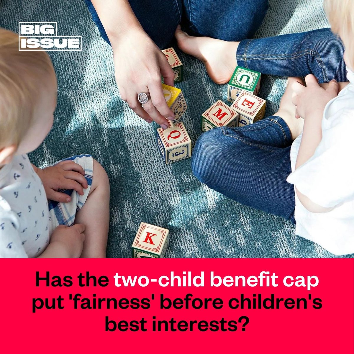 'At the end of the day the people that it affects the most are the children, and it’s not their fault.' @LouBazalgette from @nesta_uk reflects on how the two-child limit is impacting family life 👶 👶 ⬇️ bigissue.com/opinion/two-ch…