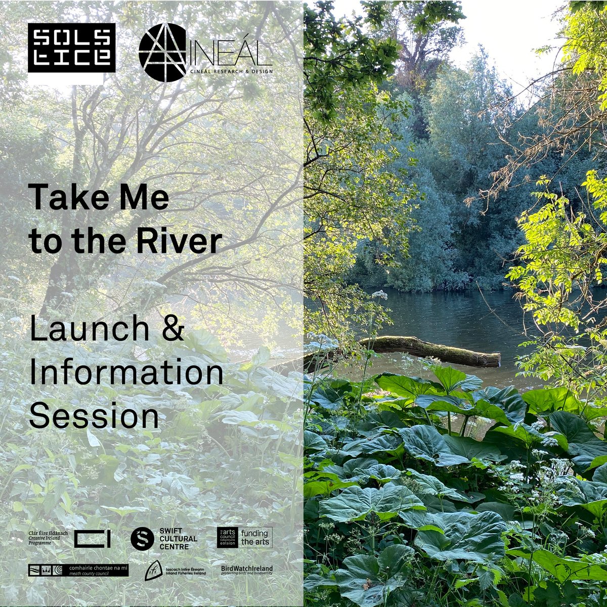 🌳 Join us at Solstice Arts Centre for the launch of Take Me to the River, a creative public engagement project bringing communities together in the fostering and long-term preservation of the waterbodies in Meath. 📅 Wed 8 May ⏰ 6pm – 7:30pm 🎫 solsticeartscentre.ie/event/take-me-…