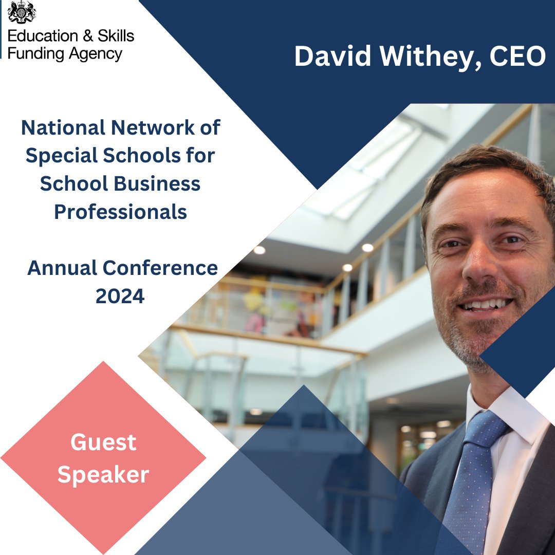 Today our CEO, David Withey is speaking at the National Network of Special Schools @NNoSS_SBP Annual Conference 2024. #schools #education