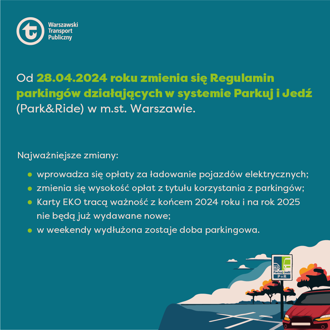 🅿️🚗 Od niedzieli wchodzi w życie nowy Regulamin warszawskich #parking.ów Parkuj i Jedź. ℹ️➡️ wtp.waw.pl/newsy/2024/04/…