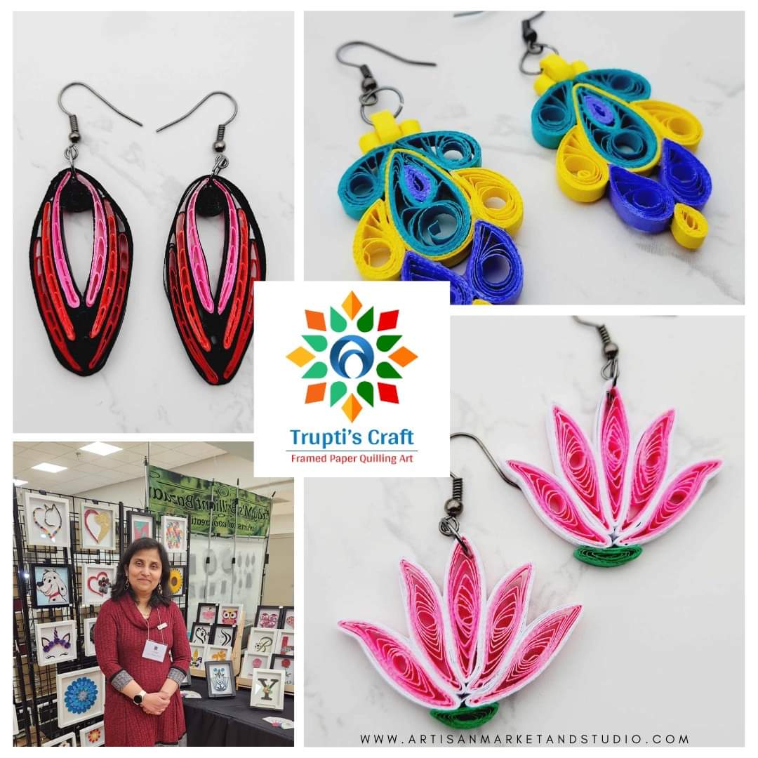 Unleash your creativity at our enchanting paper-quilling jewelry workshop 

#paperquillingjewellery , #quillingearrings, #learnjewellerymaking , #leesburgevents , #loundounevents, #mothersday, #mothersdaygift , #motherdaughter , #motherdaughterbond