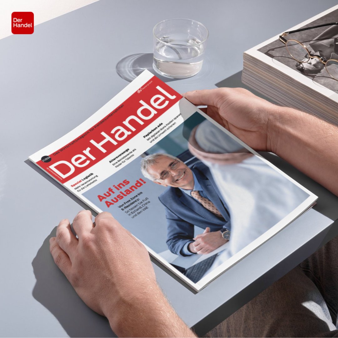 Die neue Ausgabe von Der Handel 02|2024 ist da!

Top Thema: Auf ins Ausland
Strategie: Altersvorsorge
Spezial: Logistik
Im Fokus: Zahlungssysteme

Die aktuelle E-Paper-Ausgabe gibt es hier: lnkd.in/ed2hAizu #derhandel