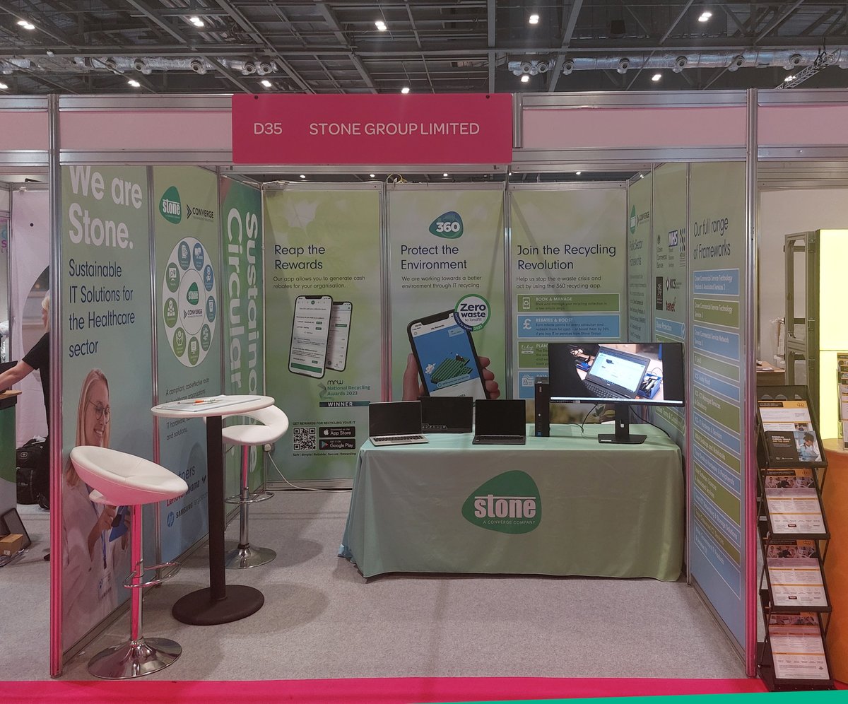 We're having a brilliant time at @dhs_london - visit us at stand D35 to talk all things healthcare technology, circular IT, frameworks and sustainability!

⚕️ #DigitalHealthcareShow #DHS #Healthcare #DigitalHealth ⚕️
