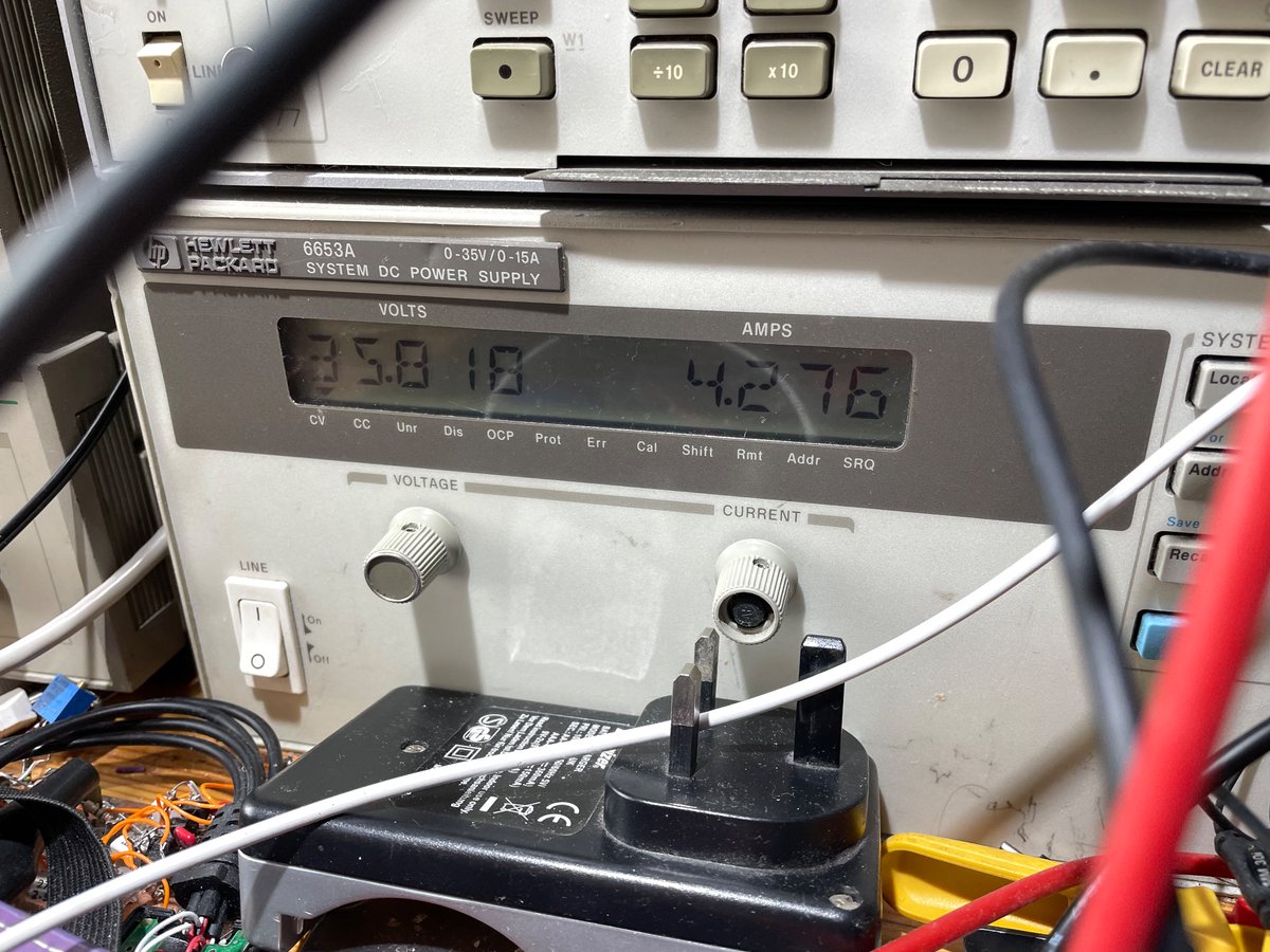 Turns out the series inductor on the output is best as an air cored inductor. Gone very class E around the transformer primary and getting more power out now…