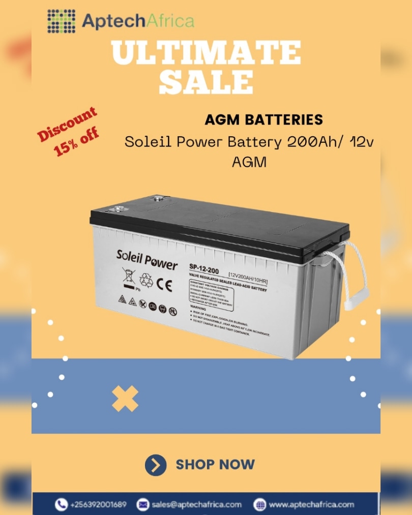 🌞 Flash Sale Alert! 🌞 Great news for all eco- shoppers! Our 200AH AGM Solar Batteries are still on sale at a discounted price! Don't miss this golden opportunity to power your home with clean, renewable energy while saving big. #SolarSale #CleanEnergy #SustainableLiving