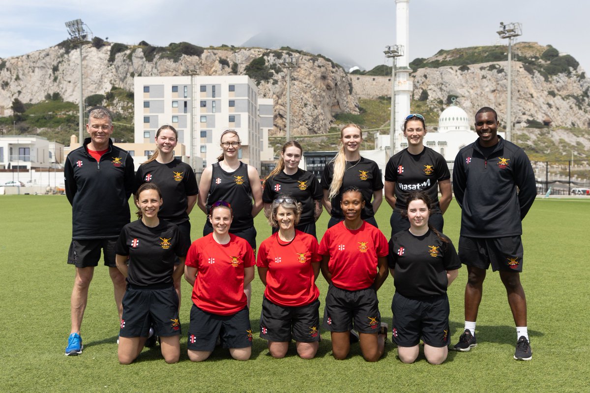 “Quality coaching in a quality location” That’s what the Army Women's Cricket Development Team got when they came to Gibraltar. Read what they got up to here: stratcommand.blog.gov.uk/2024/04/24/aca… @ArmySportASCB #cricket