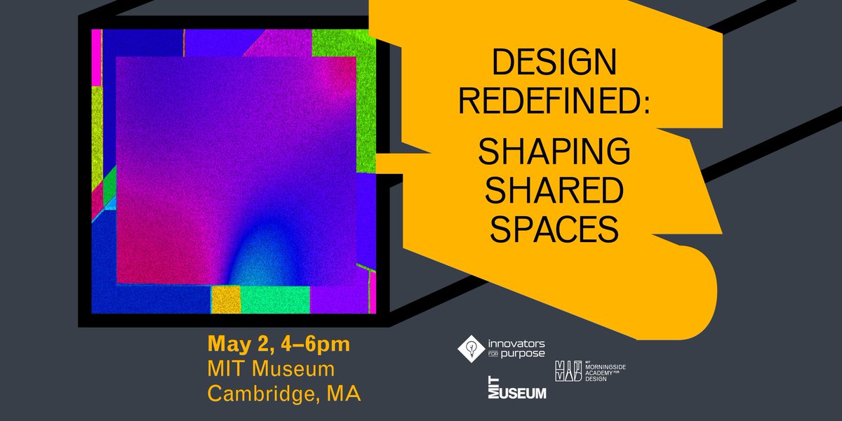 🏢 5/2: Join us and @iFpCreatives for the next event of the Design Redefined series: 'Shaping Shared Spaces' during @BosDesignWeek! This free event will explore the unique dynamics of designing inclusive communal spaces. May 2, 4–6 pm, @MITMuseum buff.ly/3JsdUHs