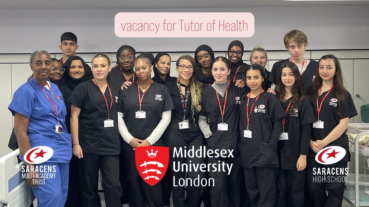 UNIQUE JOB OPPORTUNITY: We are looking for someone with a background in nursing or midwifery to teach health studies to our @TLevels_govuk sixth formers, in partnership with @MiddlesexUni and benefitting from the facilities @Saracens @stonexstadium @mynewterm #tlevelhealth