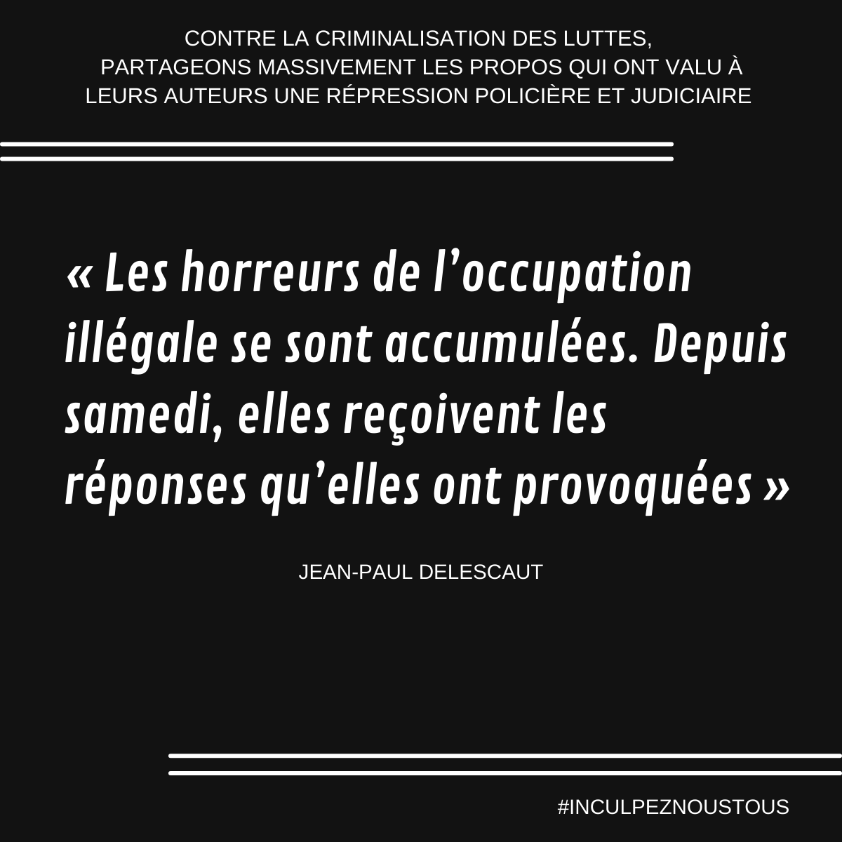 ucl37's tweet photo. Face à la répression il faut une réponse unitaire, à Tours nous avons organisé des formations antirépression (toujours d'actualité), participé au lancemement de la #DefenseCollective 37 etc.
#InculpezNousTous : le débat politique ne se tranche pas en justice, #ClassementSansSuite https://t.co/UTx7ys7K73