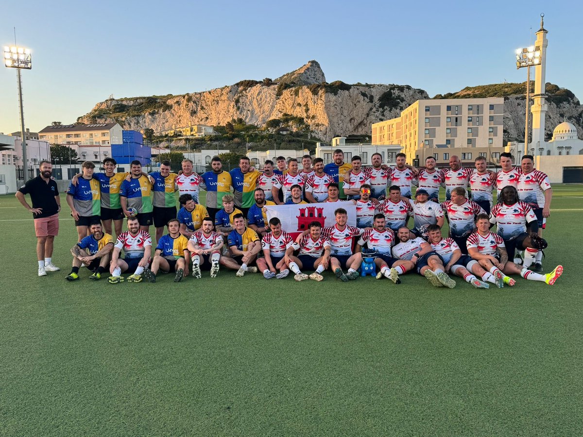 Unstoppable, fearless, and ready to take on any challenge that comes their way. Read about the @RAF_Marham Bulls' time in Gibraltar: stratcommand.blog.gov.uk/2024/04/24/mar… #Rugby