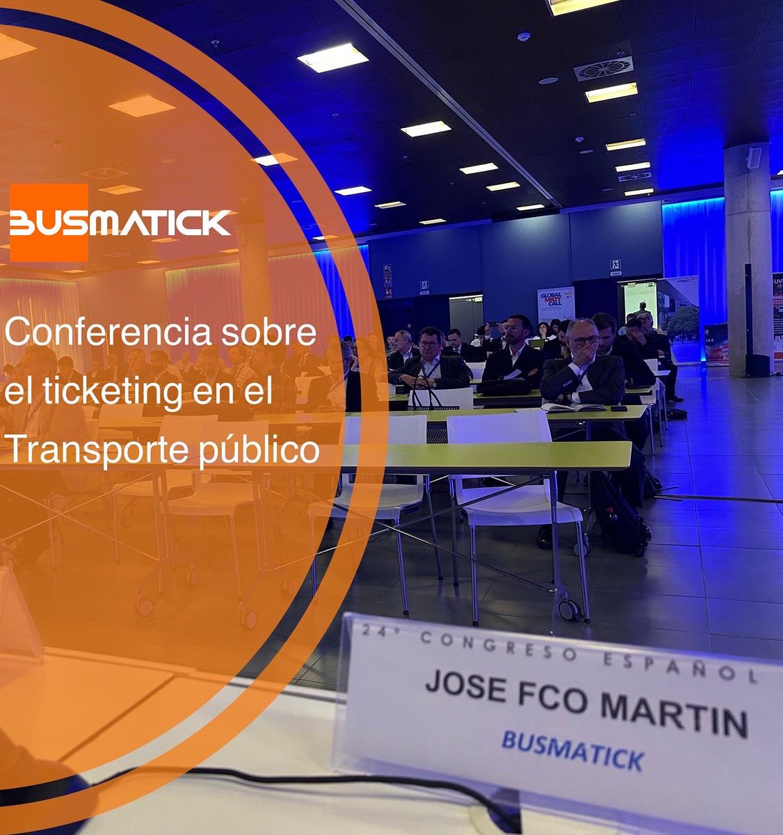 BusmatickGroup's tweet photo. Busmatick es colaborador oficial del 24º congreso español ITS CEITS

Del 23 al 25 de abril Busmatick pudo colaborar en el XXIV CEITS en el que se fomentan los Sistemas inteligentes de transporte como instrumento clave para la digitalización de la movilidad
#ITSES2024 #busmatick https://t.co/CPlDsNtpdw