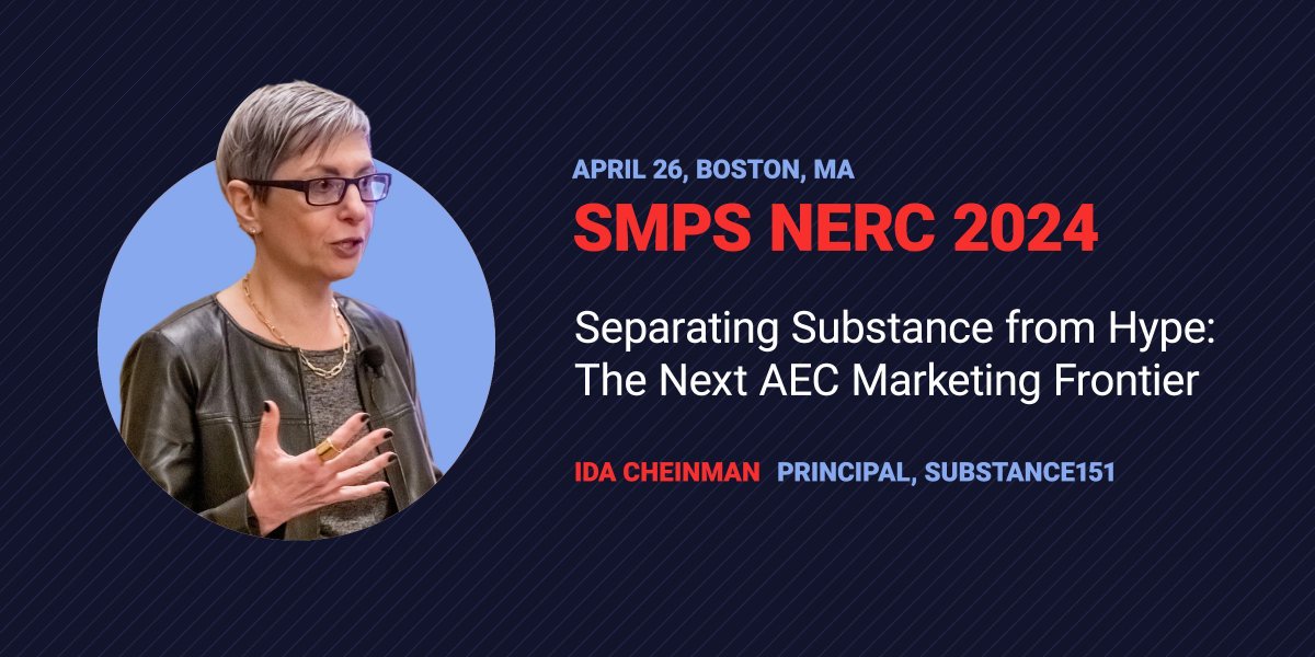 Is this on your #smpsNERC2024 calendar? Join me tomorrow at 9:45 to learn how your #AEC firm can incorporate new technologies, including conversational marketing, chatbots, personalization, and Generative AI to stay competitive. 

 #smpsNERC #SMPS #AECmarketing #AECmarketers