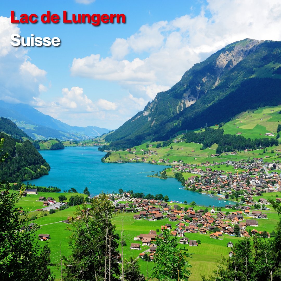 Saviez-vous que l'eau du lac Lungern en 🇨🇭 est si pure que certains disent qu'elle est potable🚰? Ce lac de montagne, formé par un barrage, est très apprécié des pêcheurs, des amateurs de yachts et de planches à voile 🎣 ⛵