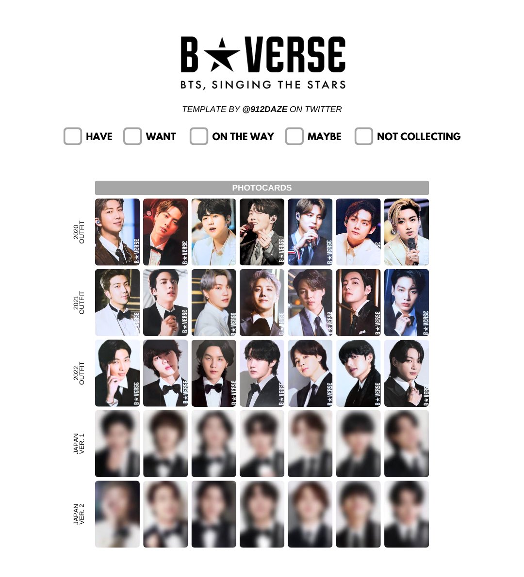 new japan bverse pcs will be out tmr btw!