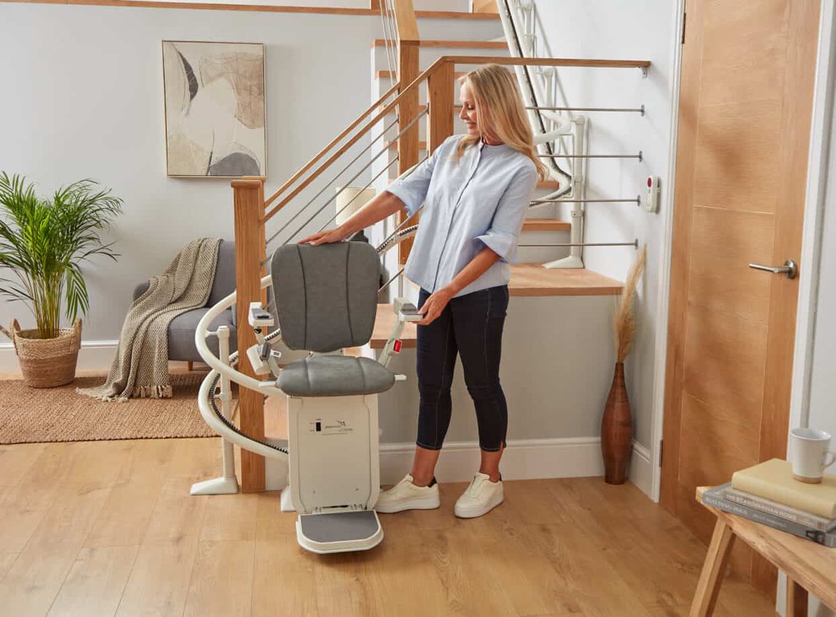 Don't let limited mobility confine you to one floor. Our stairlifts offer freedom and independence, allowing you to move effortlessly throughout your home. #FreedomOfMovement #StairliftSolutions