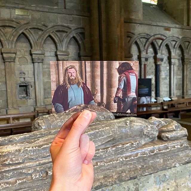 It's been 5 years since Avengers: End Game hit the big screens 🦸 and 7 years since we welcomed the Marvel cast and crew to the cathedral🎬 #ThrowbackThursday 📸 Stepping Through Film
