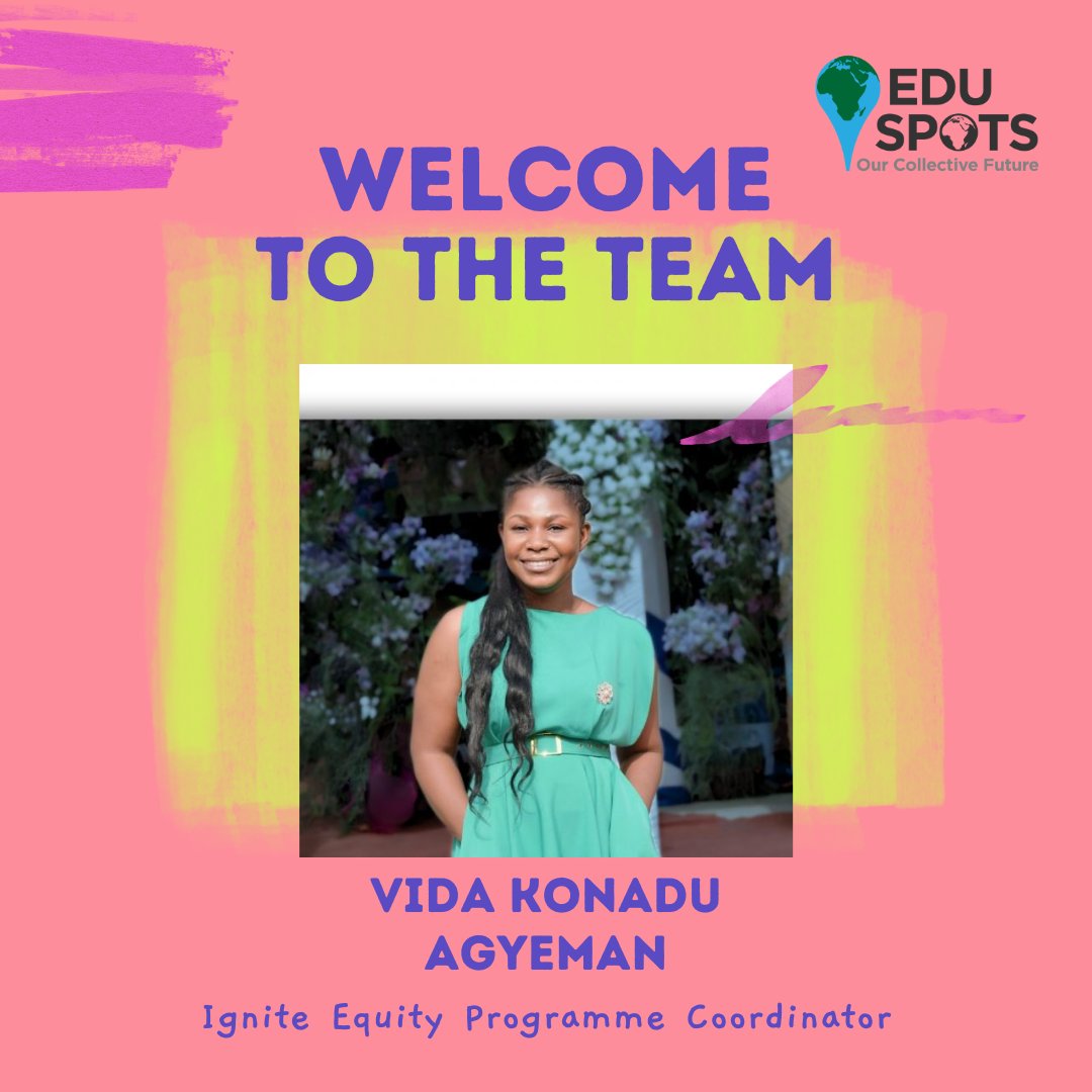 A very warm welcome to Vida as she joins EduSpots as our Ignite Equity Programme Coordinator. EduSpots' Ignite Equity Programme, aims to involve both girls and boys in girls’ empowerment areas, recognising the role both boys and girls can play in upholding or challenging