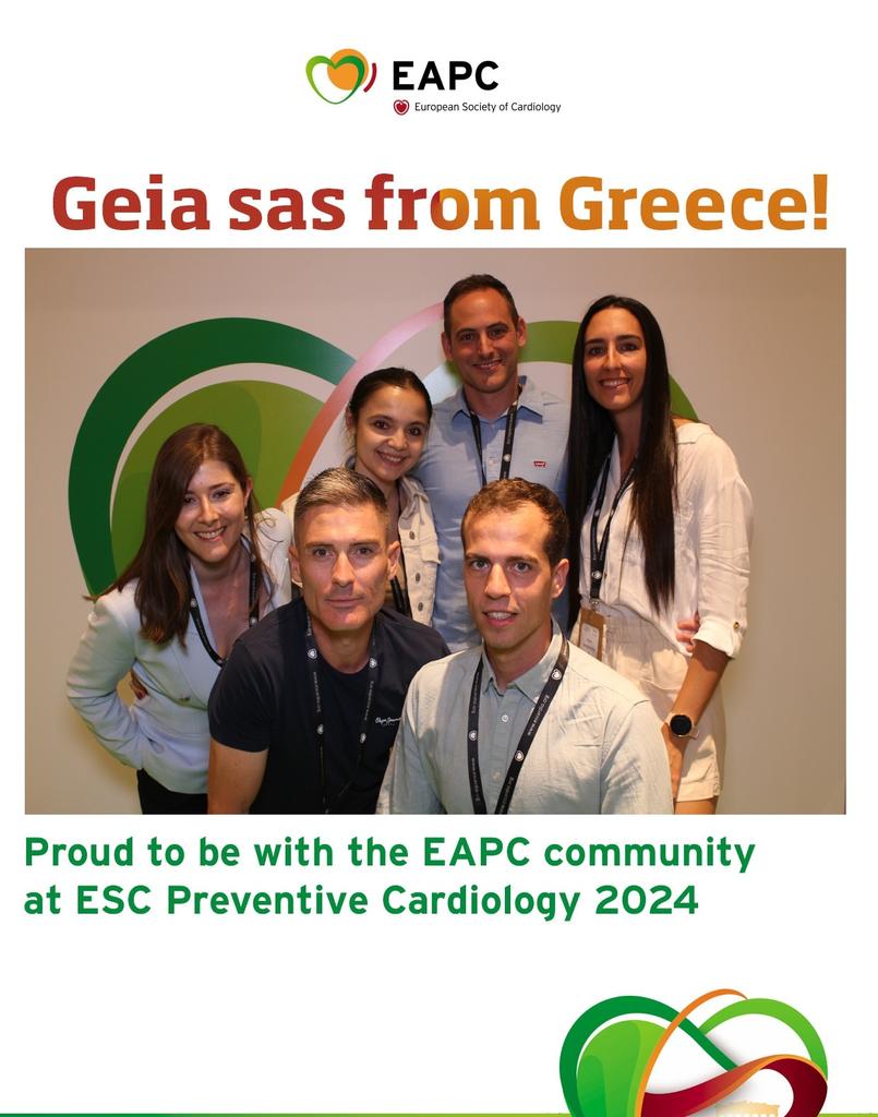 Proud to be a part of the ESC Preventive Cardiology Congress in 🇬🇷 with the ISA-CID team! 🫀💯 #ESCPrev2024