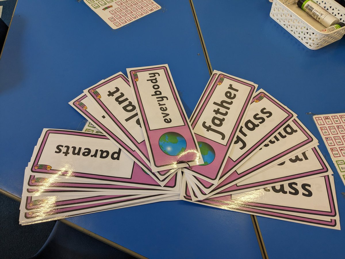We love these clever Earth Word 🌎 flashcards on a keyring, created by one of our @PipPapPhonics practitioners! #PipAndPap #phonics 💜💜