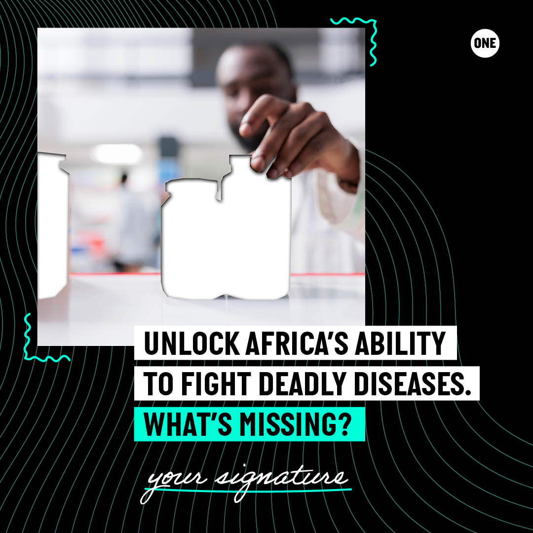 Africa wants to produce 60% of its vaccine needs on the continent. Help to create a world where no child dies from a mosquito bite. 
✍️Sign our pledge today and commit to a healthier future 🌍one.org/onevoteeu/
#EUelections2024 #ONEsignature