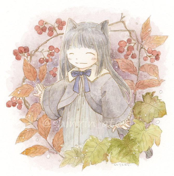 「blush leaf」 illustration images(Latest)｜5pages