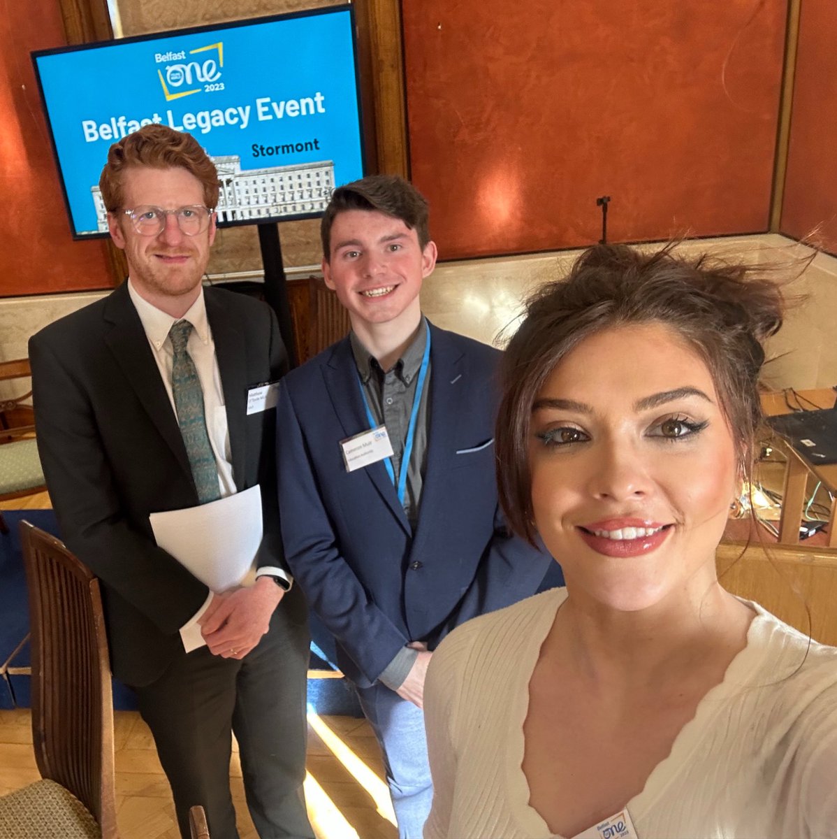 We loved dropping into the @OneYoungWorld legacy event in Stormont this week! Meeting the change makers of tomorrow. I love watching young people grow in confidence due to events like this. Thank you to the OYW 2023 team for their focus on importance of peace & reconciliation.