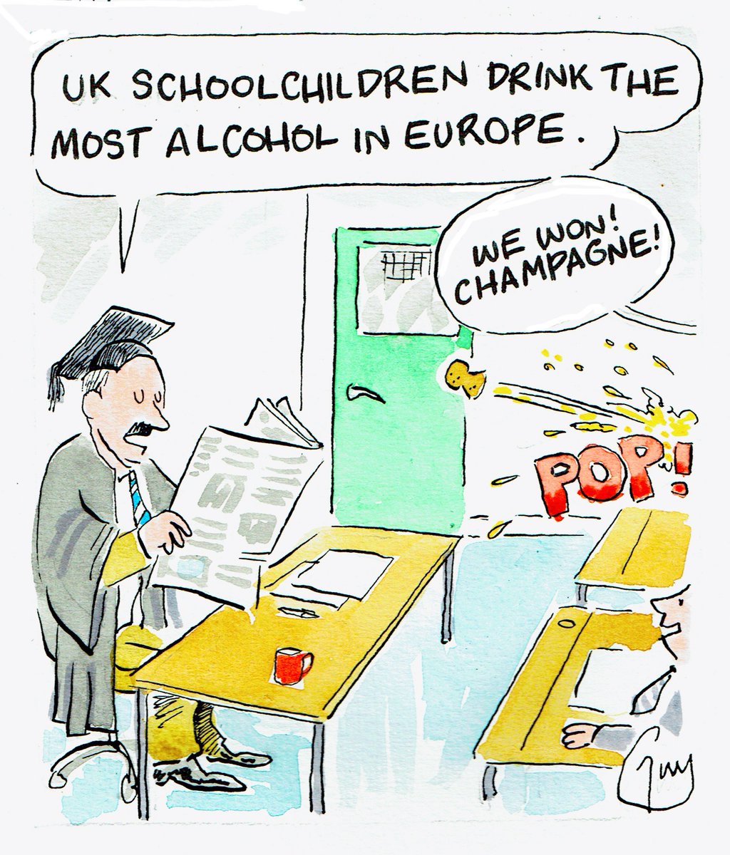 My cartoon for Friday's @MetroUK @MetroPicDesk #alcohol #AlcoholAwarenessMonth #schools