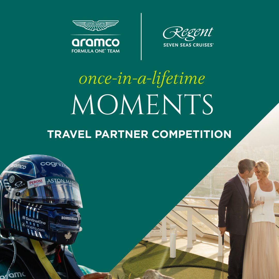 🏁 @regentcruises recently announced a partnership with the legendary @AstonMartinF1 - and an exclusive agent competition! To be in with a chance of winning a once-in-a-lifetime VIP race experience, from July 5-7 at Silverstone, click here for details: cruising.org/en-gb/my-clia/…