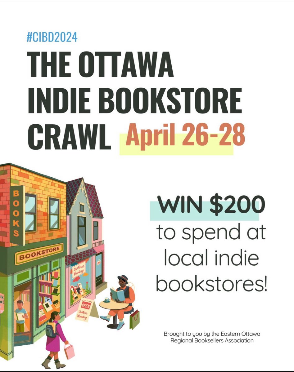 MichelleSincla3's tweet photo. Celebrate Canadian #IndieBookstoreDay this weekend with #booklovers across the capital in #TheOttawaIndieBookstoreCrawl

I'll be at @beechwoodbooks all day on Sat April 27th with these incredible writers. Come join us! https://t.co/FKsZi3TLWR