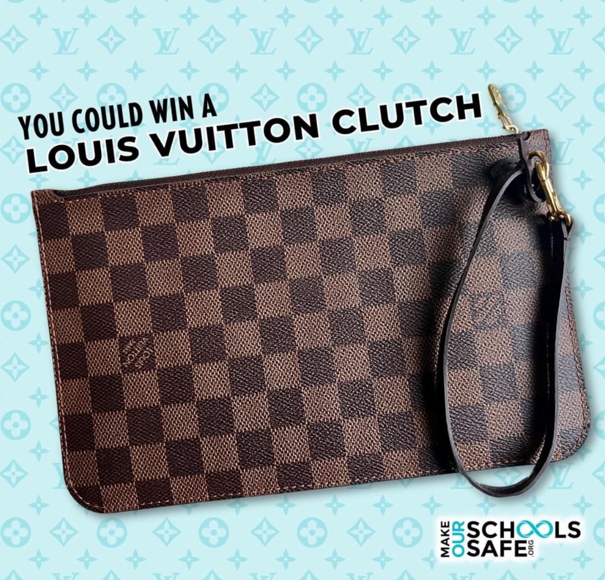 Calling all Louis Vuitton lovers!✨ We’re raffling away an authentic Louis Vuitton clutch and dust bag! Visit bit.ly/LFALVRaffle to enter to win! Make Our Schools Safe will draw a winner LIVE at our Live for Alyssa Gala. Make sure to enter before May 18th for your chance to…