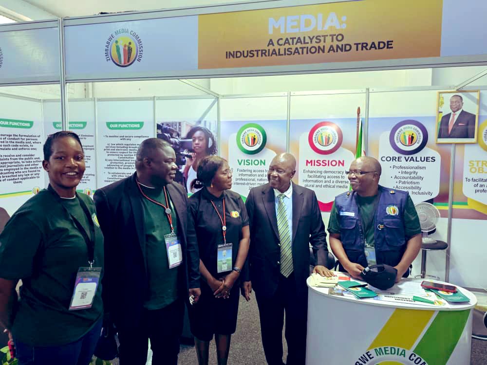 Ambassador Christopher Mutsvangwa toured the ZMC stand earlier today at #ZITF2024 Visit us in Hall 1, Stand 1I01
