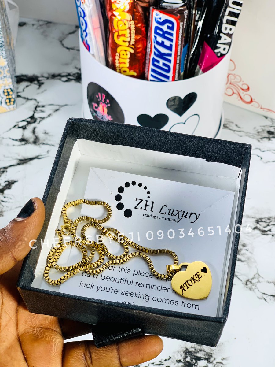 Beautiful and thoughtful gift package delivered to his babe 🎁😍❤️ — 100,000 money tower Luxury hair Balloon treat box Luxury Bag Engraved necklace — Thinking of what to gift your loved ones on their special day,think us @CheersbyEji —