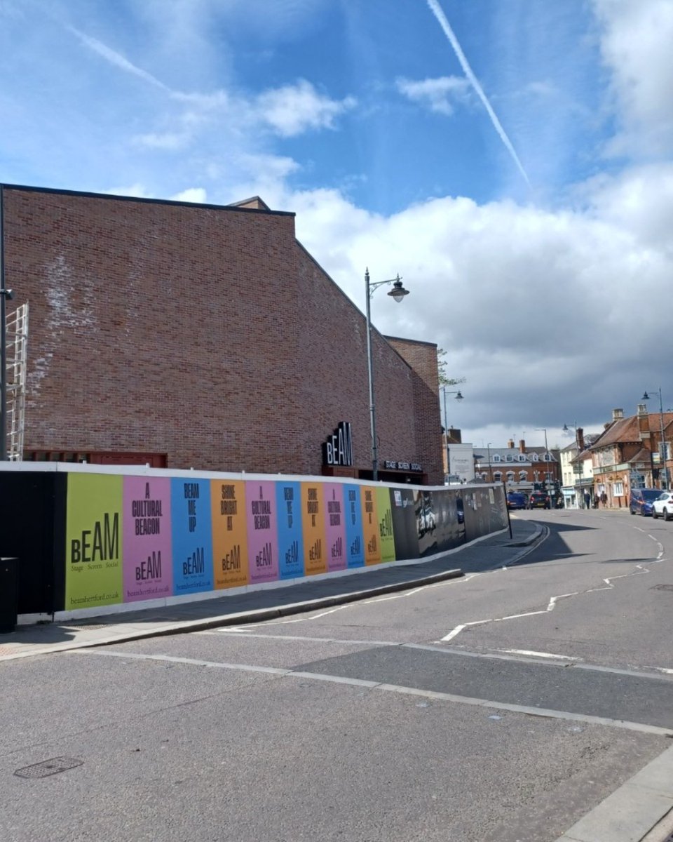 Feeling the town's buzz about BEAM! 🎉
Exciting to see the sign go up and looking forward to what's to come...
#theatre #Hertford #hertfordtowncouncil #workingtogether #BEAM #towncentre #buzz