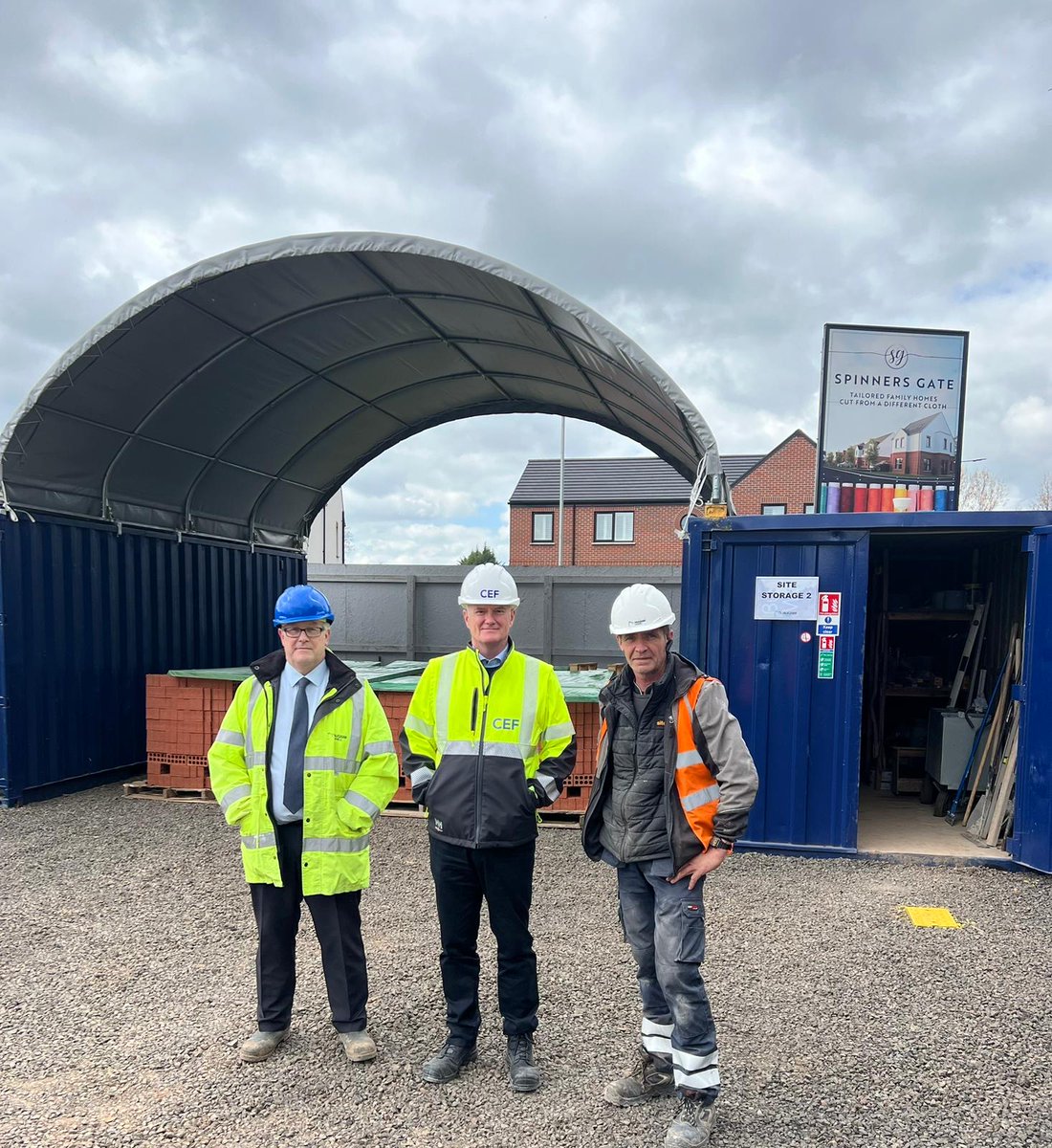 We were delighted to visit with Vaughan Engineering for a tour of their Spinners Gate development in Newtownabbey! Great to catch up with Bryan Vaughan for a look around this impressive site and hear such passion about the job from Site Manager, Ricky Morrow. 👷👏