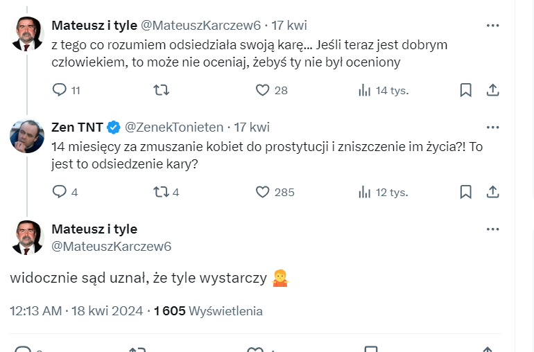 @MateuszKarczew6 Wypierdalaj