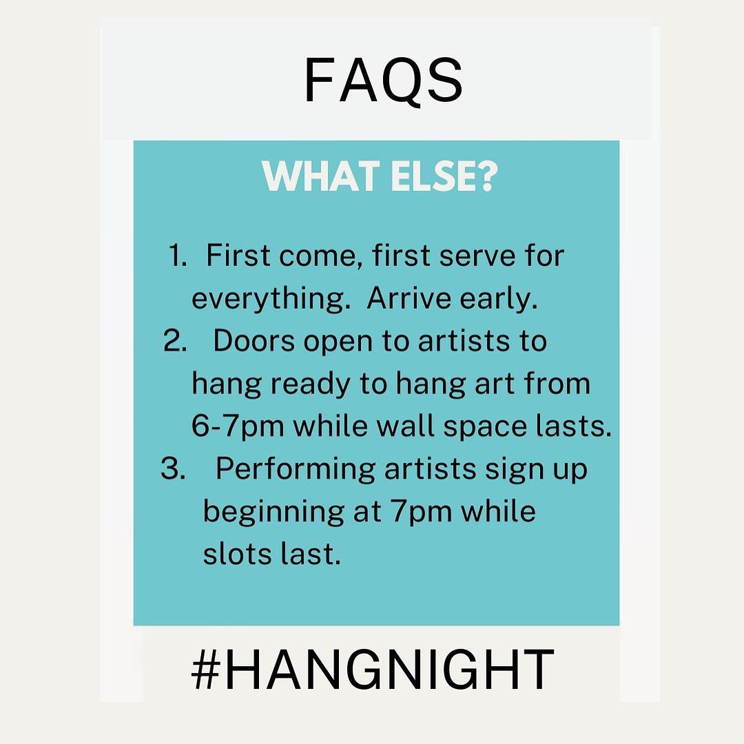 #Repost @HeathGallery HangNight™️ Rescheduled to May 3rd Please note we have to RESCHEDULE HangNight™️ to the first Friday in May. Please help spread the word on this new date. No HangNight™️ this Friday. Help spread the word. Thank you. #hangnight #hangnight™️