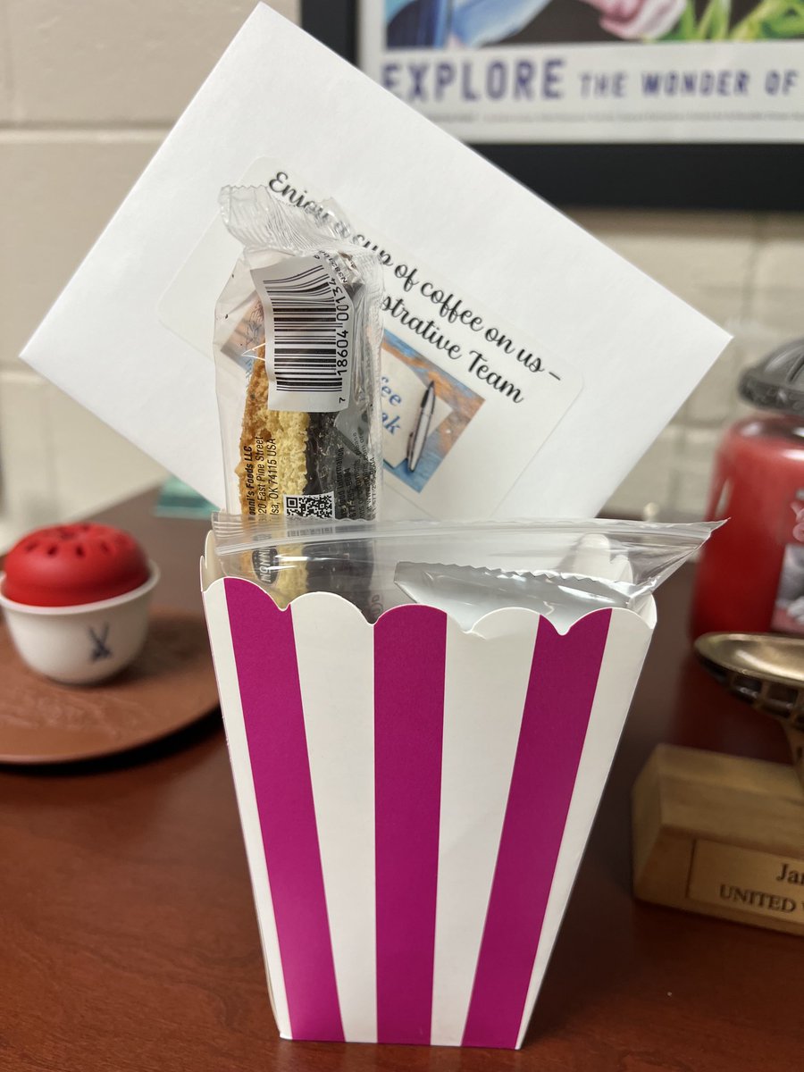 Day 4 of our recognition of our amazing RA Administrative Professionals - Starbucks gift card and pizza party for lunch.
