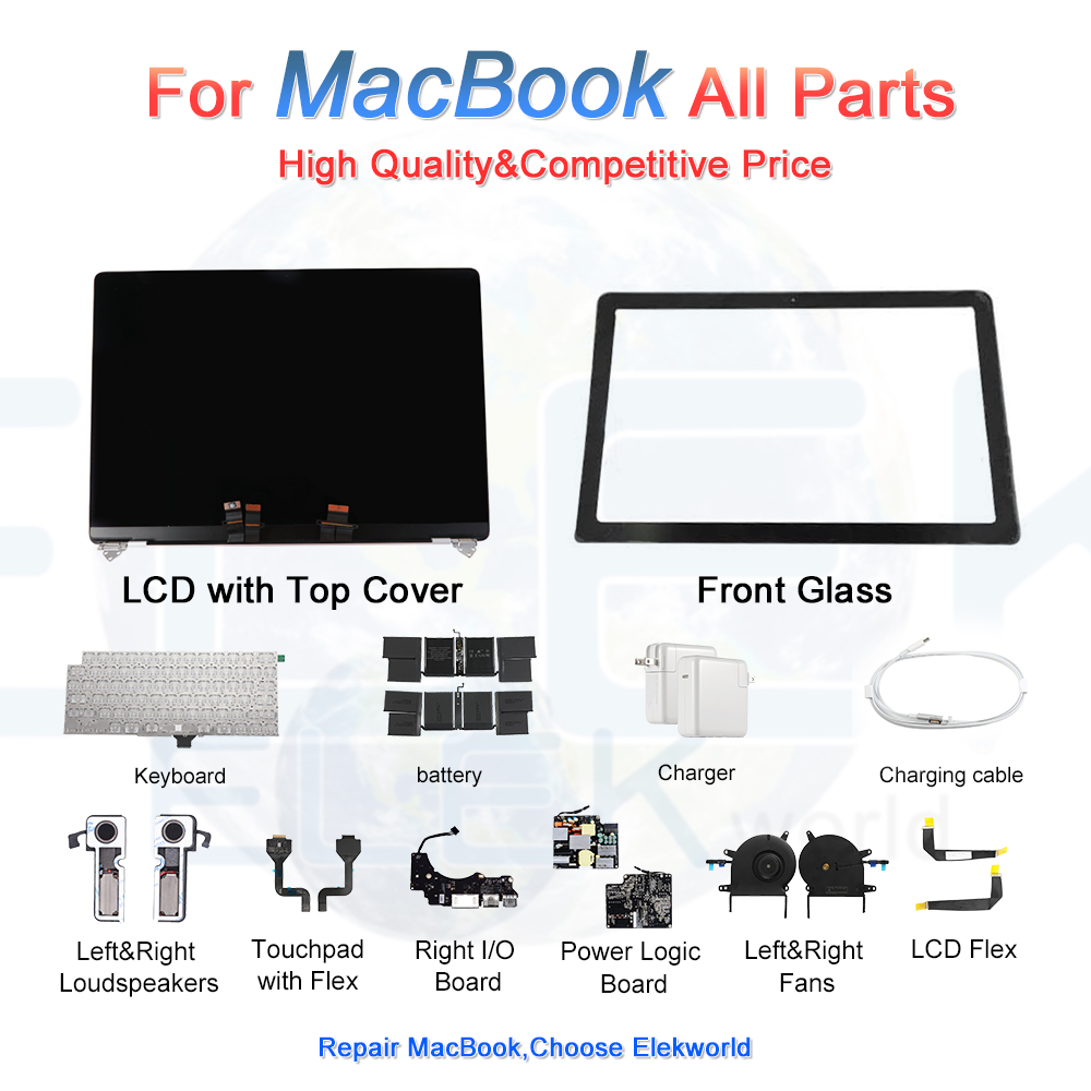 What do we have for Macbook parts? 😆😆😆

🔥LCD with Top cover
🔥Front Glass
🔥Keyboard
🔥battery
🔥Chrger
other spare parts👍

If you are interested, pls contact me to get more price👍
📲wasap: +86 19865007023
#macbook #macbookpro #macbookair #macbookscreen #macbookscreenrepair