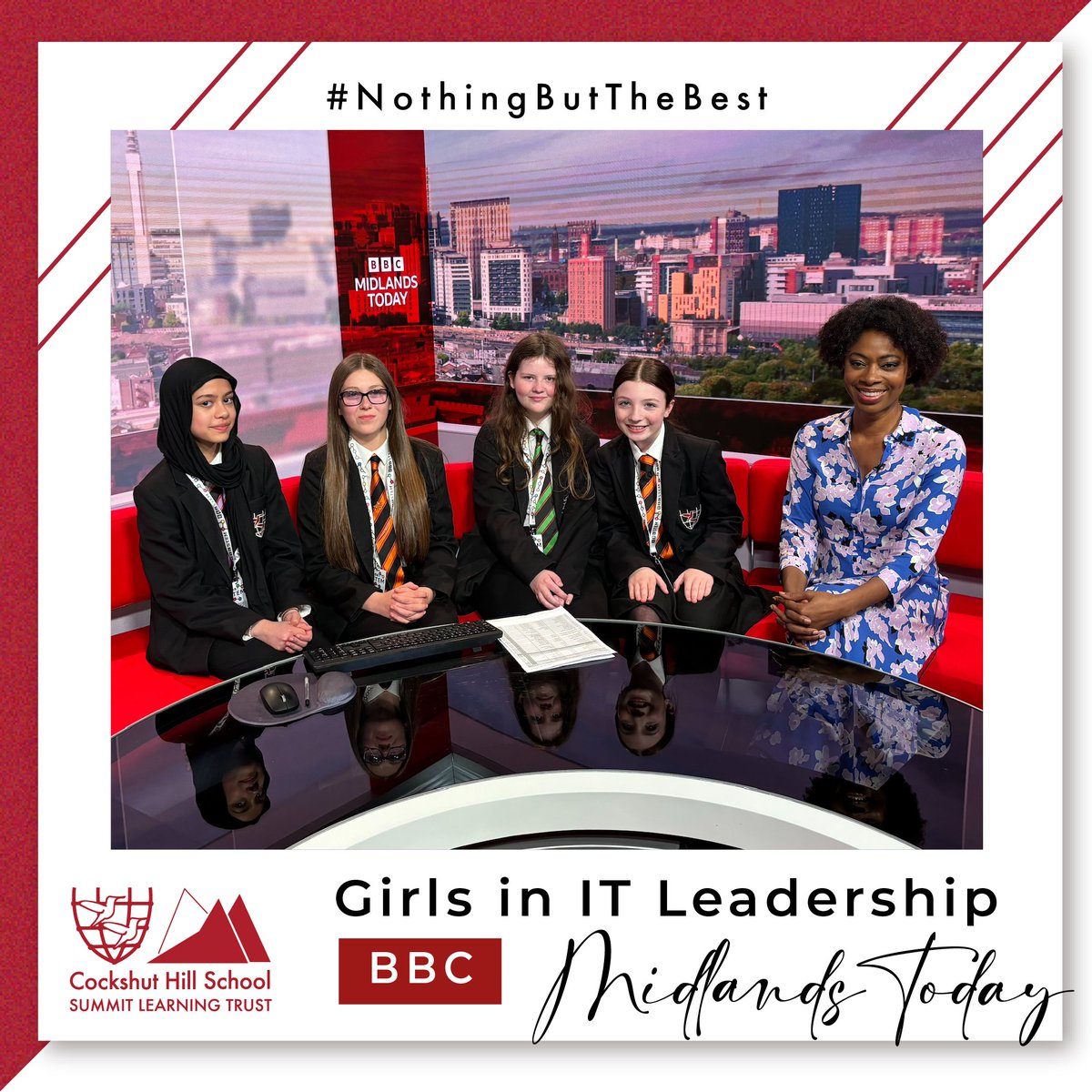 Girls in 'IT Leadership' at the BBC - A great enrichment opportunity for our learners today @nicolabeckford @bbcmtd @Summit_LT #NothingButTheBest