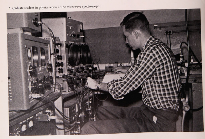 It's Throwback Thursday! Image below is from Emory University's 1960 Yearbook. Caption reads: 'graduate student in physics works at microwave spectrascope.' #ThrowbackThursdays @EmoryLibraries @laneygradschool @emoryhealthsci @emorycollege Image: tinyurl.com/3tuuxkb9